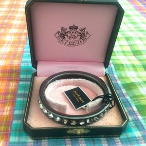 Juicy Couture Ombre Silver Crystal Bangle BNWT
